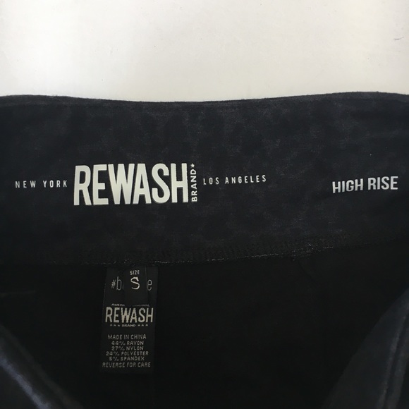 Rewash Comfort Leggings, High Rise, Animal Print - Picture 3 of 6